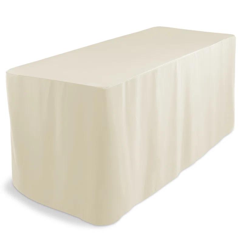 Lann's Linens 6'' Fitted Tablecloth With Open Back - Trade Show Table Cover
