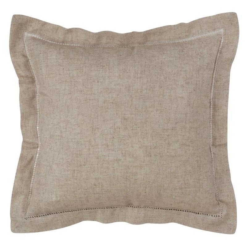 Saro Toscana Collection Linen Throw Pillow