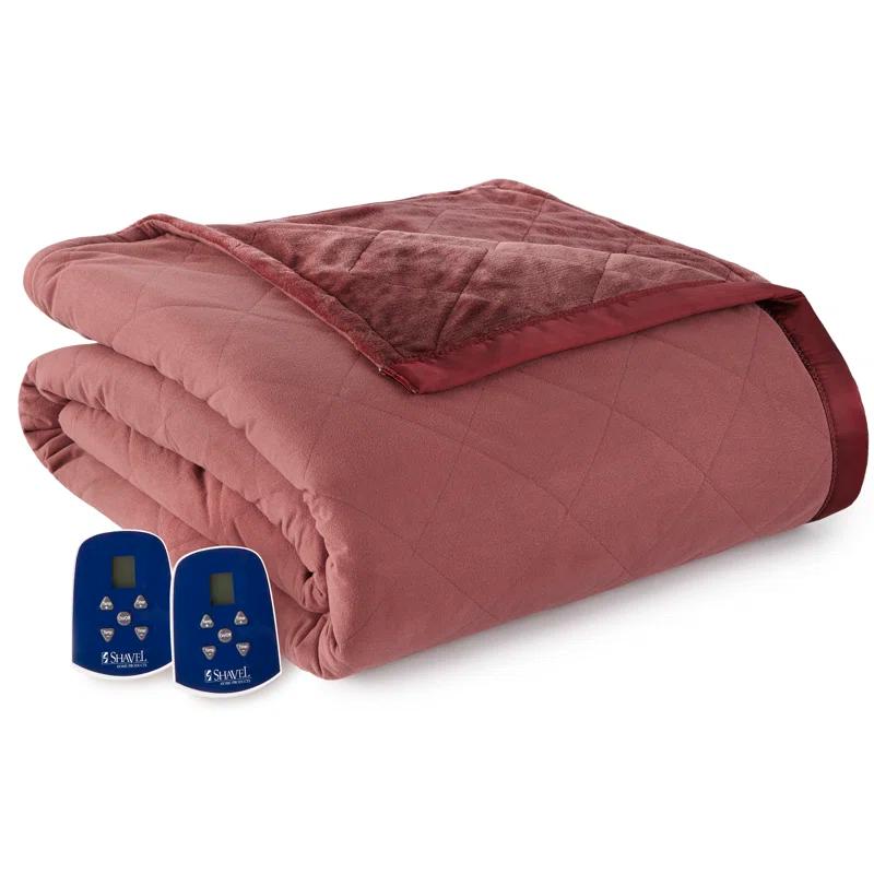 Micro Flannel® Micro Flannel® Reverse to Ultra Velvet® Electric Blanket