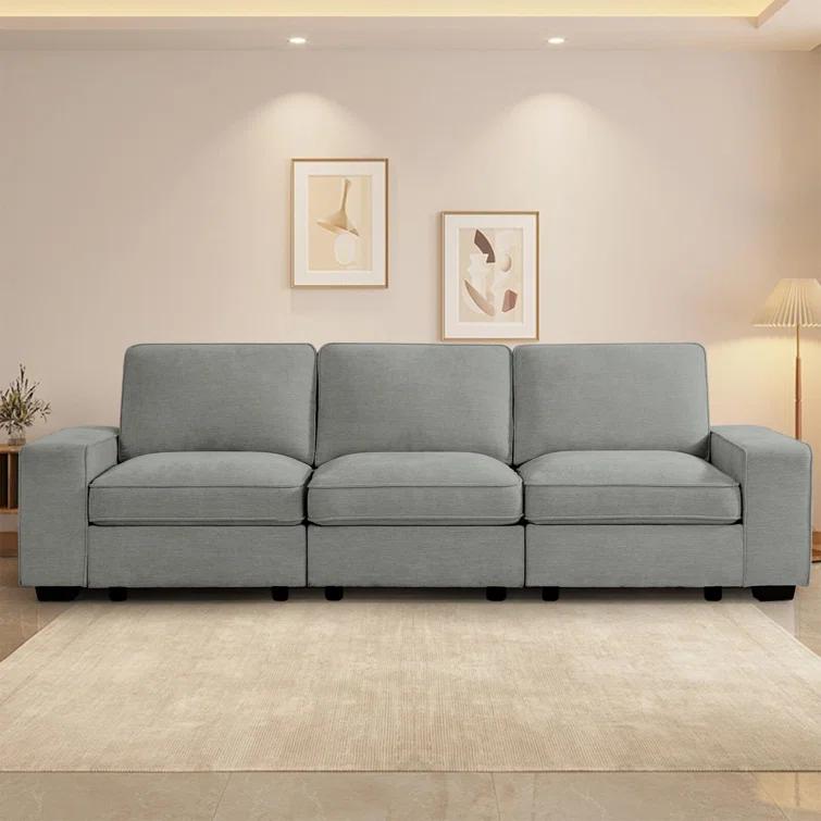 Latitude Run® Upholstered Sofa Modular Sectional With Removable Covers