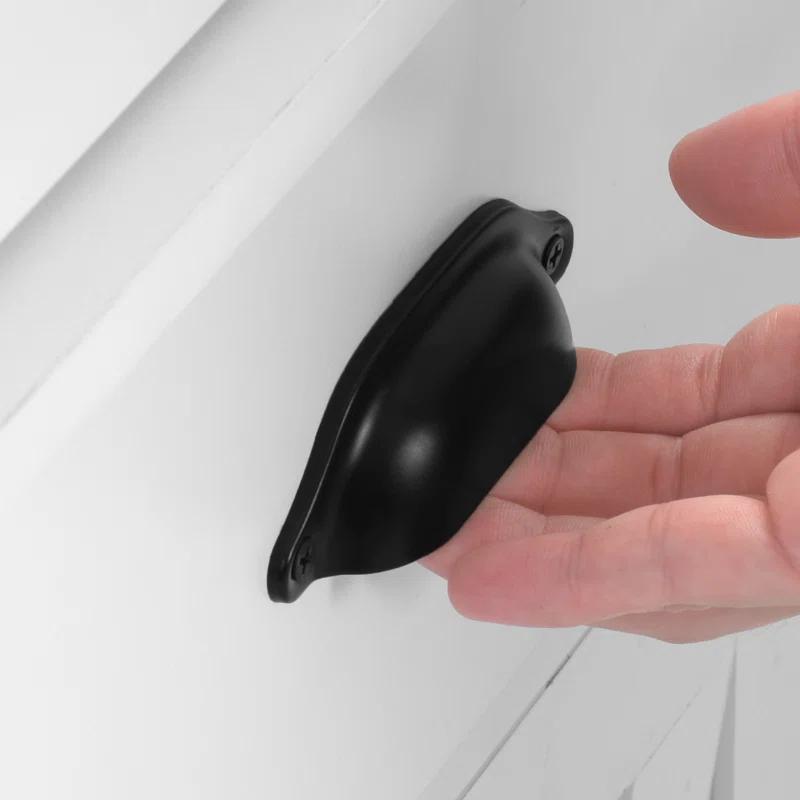 Gracie Oaks Sneyd 72" H Wood Farmhouse Kitchen Pantry Cabinet with Adjustable Shelves & Drawer