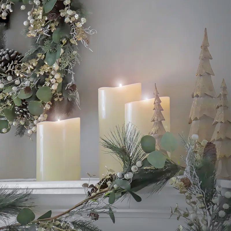 HGTV Home Collection Unscented Flameless Candle