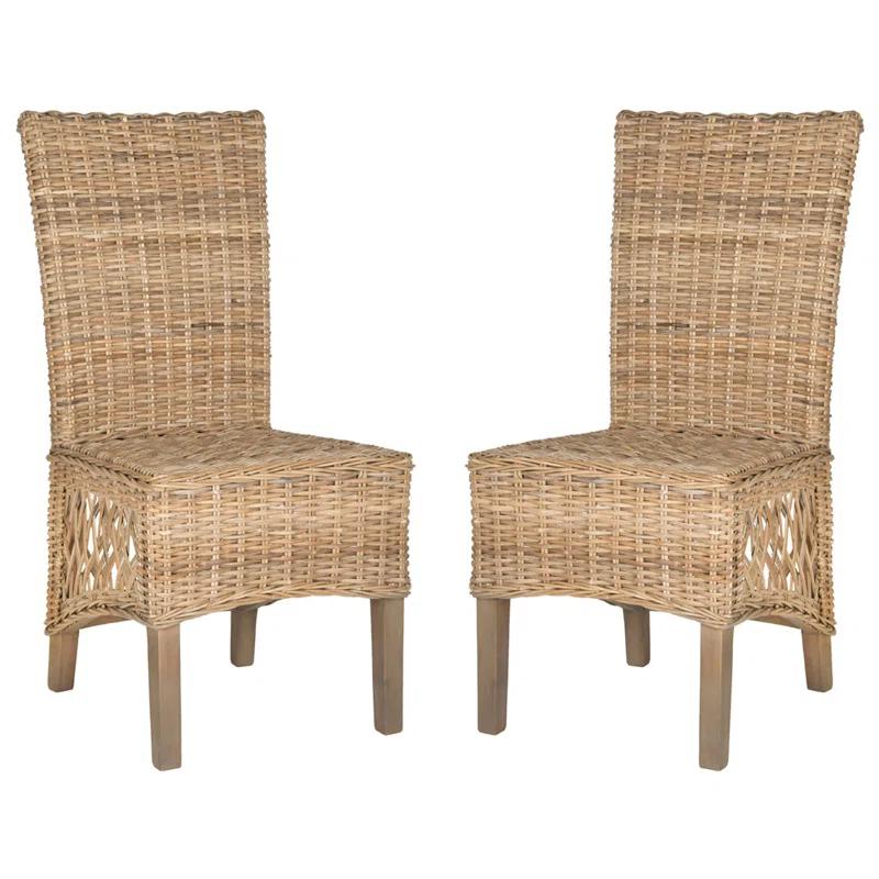 Bayou Breeze Karas Wicker Outdoor Dining Side Chair