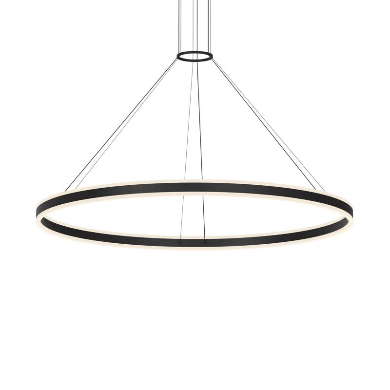 Double Corona 2 - Light Dimmable LED Wagon Wheel Chandelier