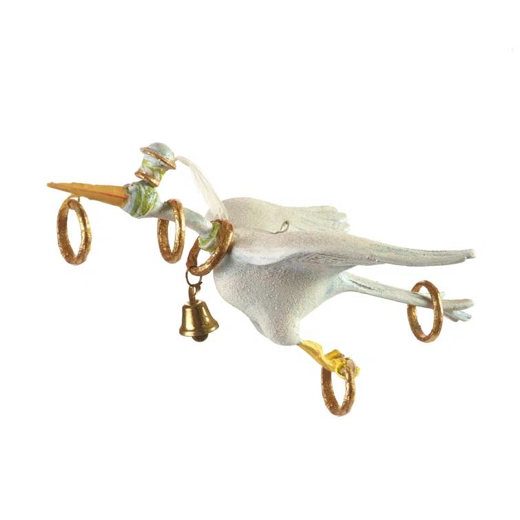 MacKenzie-Childs Patience Brewster 12 Days 5 Golden Rings Ornament