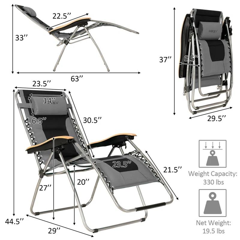 Costway Folding Zero Gravity Chair