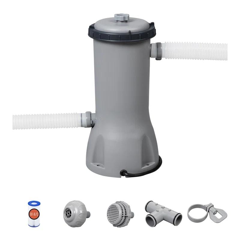 Bestway Bestway Flowclear 1,000 Gallons per Hour Above Ground Swimming Pool Filter Pump
