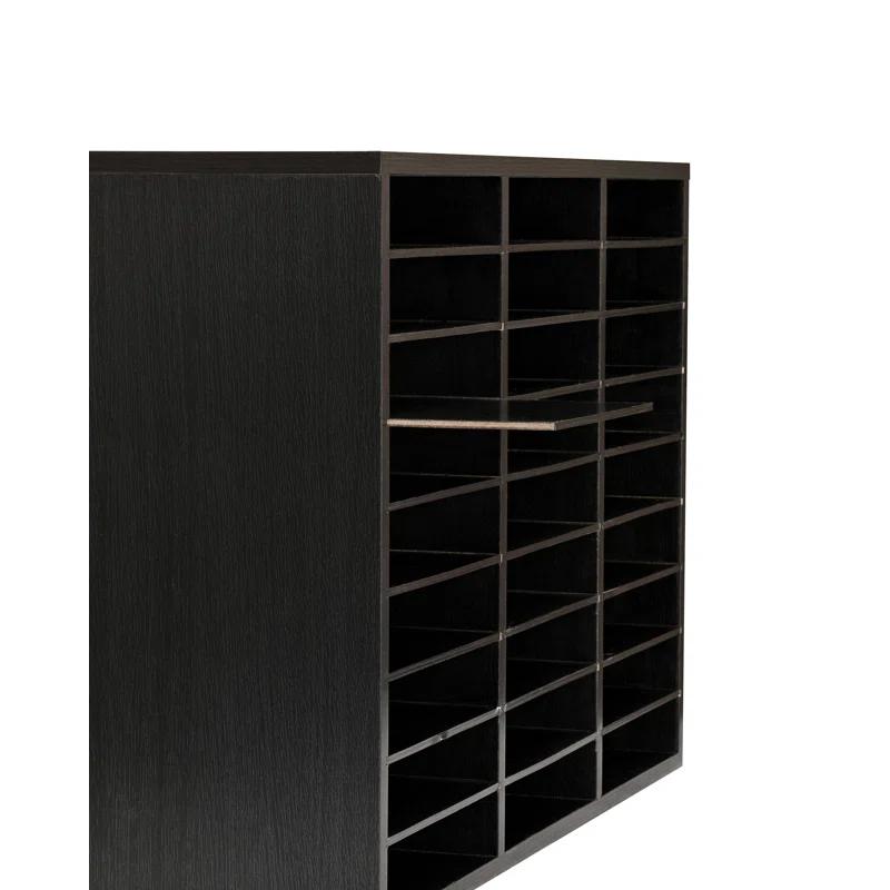 AdirOffice Manufactured Wood Compartment Mailroom Organizer