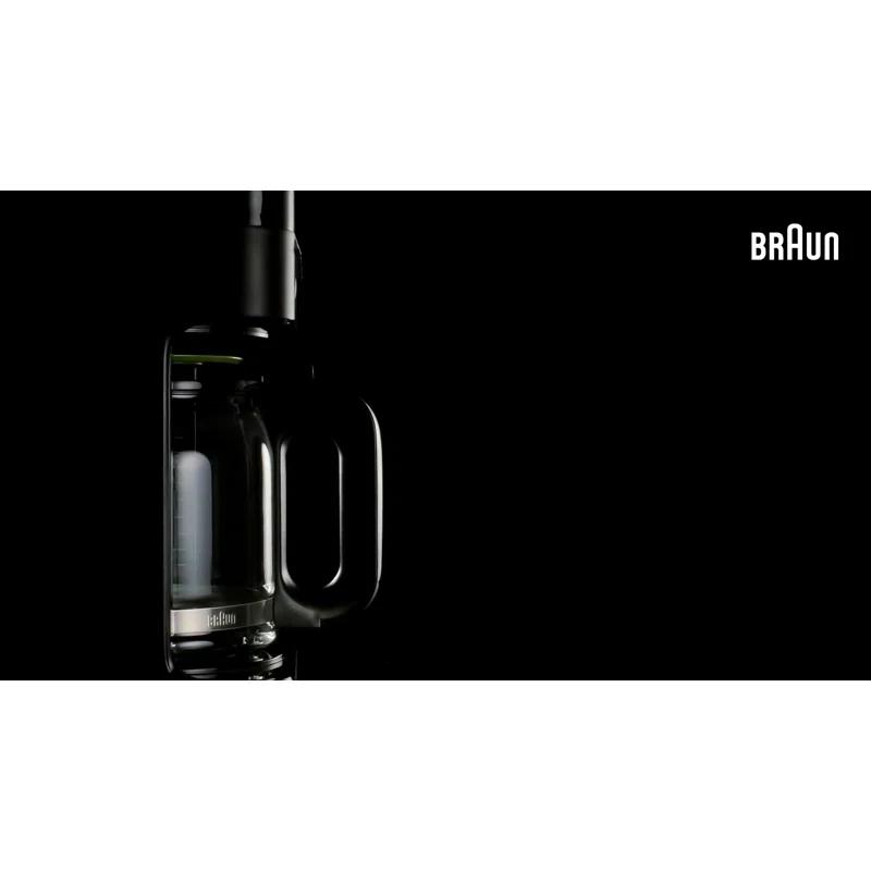 Braun KF7000BK Braun BrewSense 12-Cup Drip Coffee Maker with Brew Strength Selector and Glass Carafe