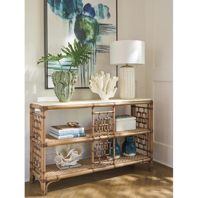 Tommy Bahama Home Sailfish 54'' Stone Top Console Table
