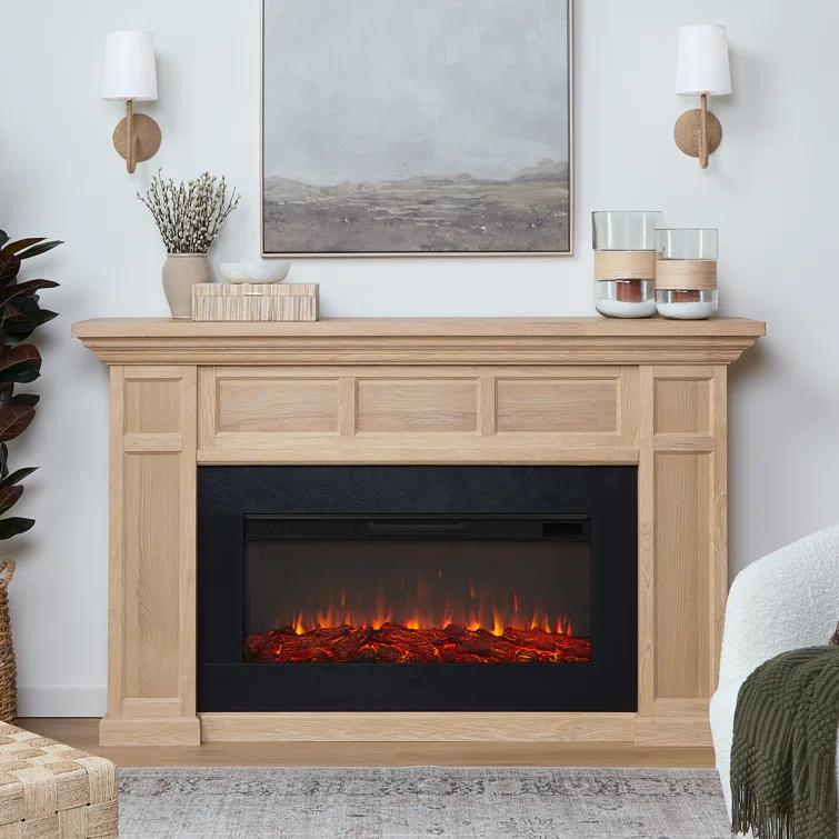 Alcott 75" Landscape Electric Fireplace by Real Flame
