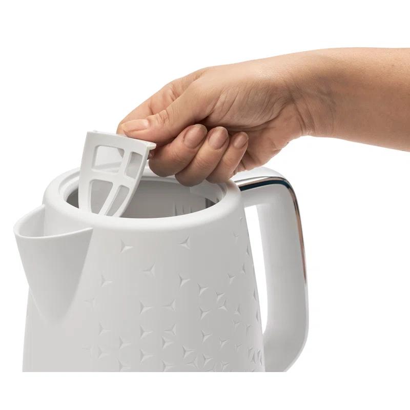 HADEN Starbeck White Electric Tea Kettle