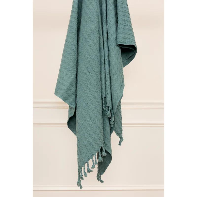 Rizzy Home Hand Woven Throw Blanket