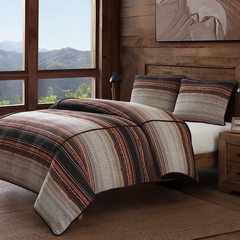 Paseo Road by HiEnd Accents Estes Chenille Jacquard Southwestern Lodge Comforter Set