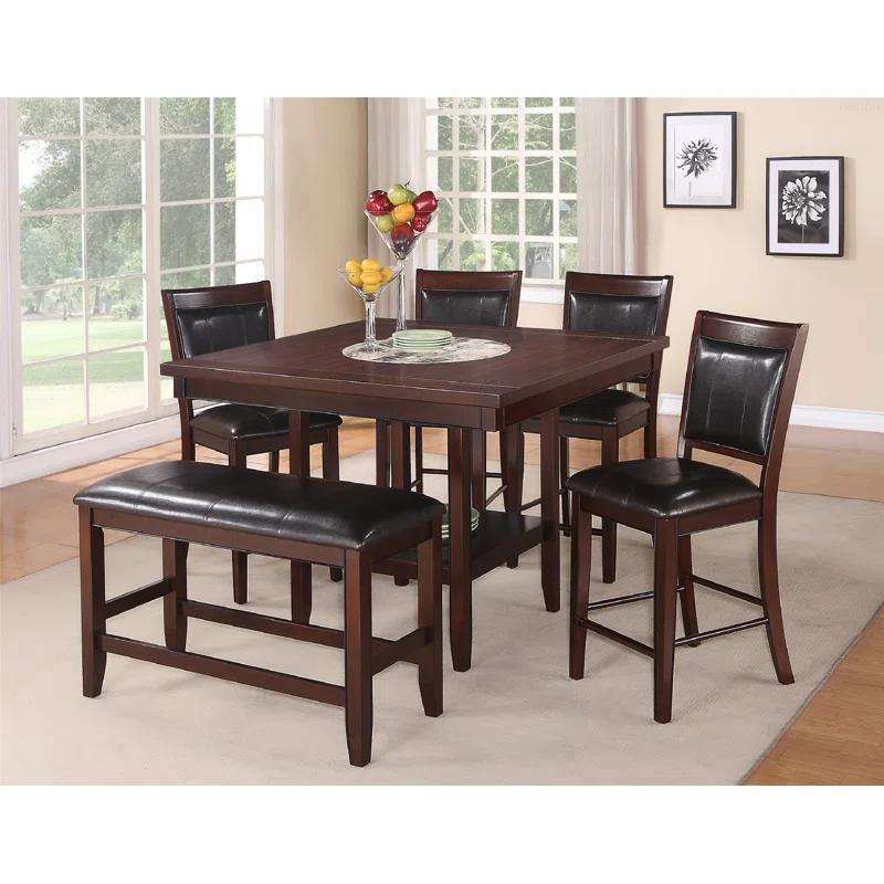 Lark Manor™ Cribb Faux Leather Upholstered Bench