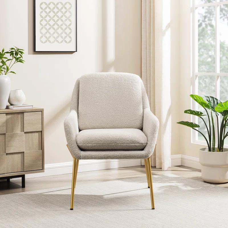 Everly Quinn Contemporary Upholstered Accent Chair