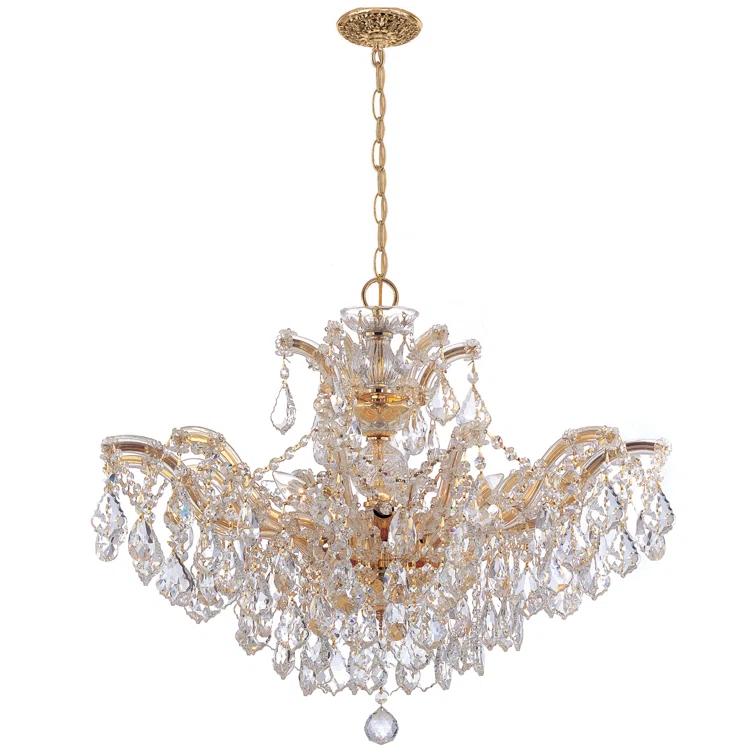 Willa Arlo™ Interiors Weekes 6 - Light Glass Empire Chandelier