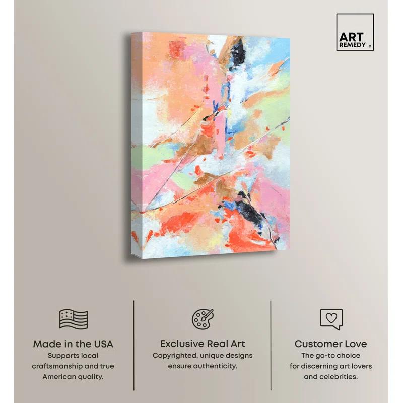 Art Remedy Colorful Fog Boho Abstract Wall Art by Art Remedy