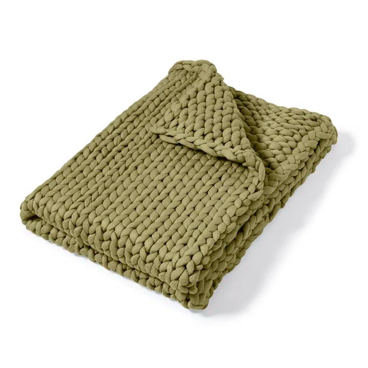 Donna Sharp Chunky Chunky Knit Throw Blanket