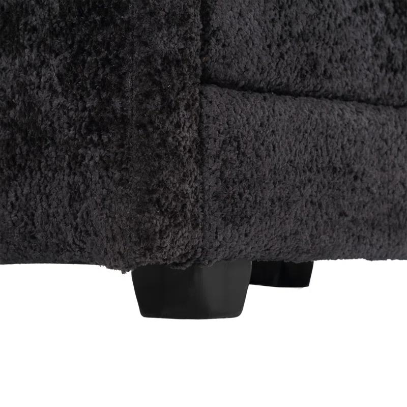 Latitude Run® Millan 112" L Shaped Modular Sectional Sofa with Ottoman & Memory Foam