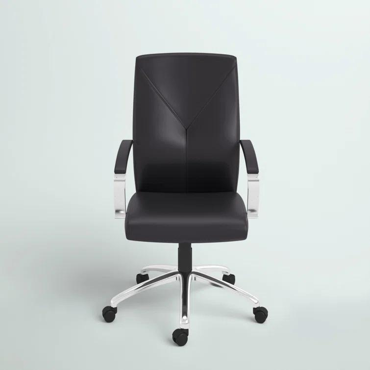 Boss Office Products Leather Conference Chair