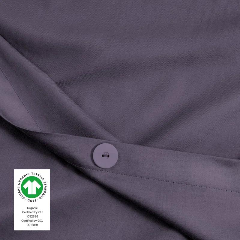 400 Thread Count Organic Cotton Sateen Duvet Cover Set