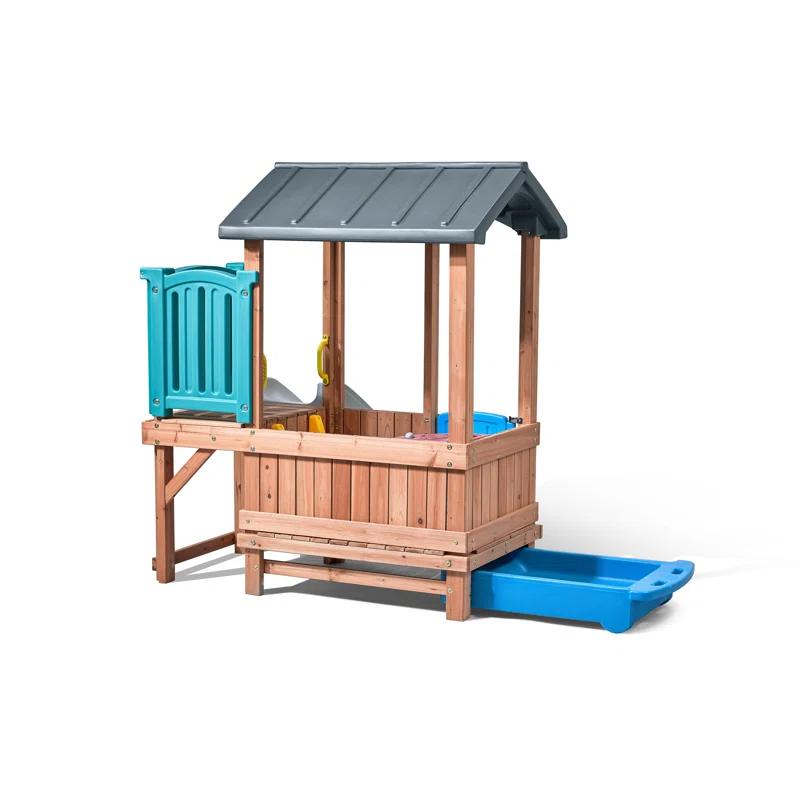 Step2 Step2 Woodland Adventure Kids Outdoor Playhouse for Toddlers