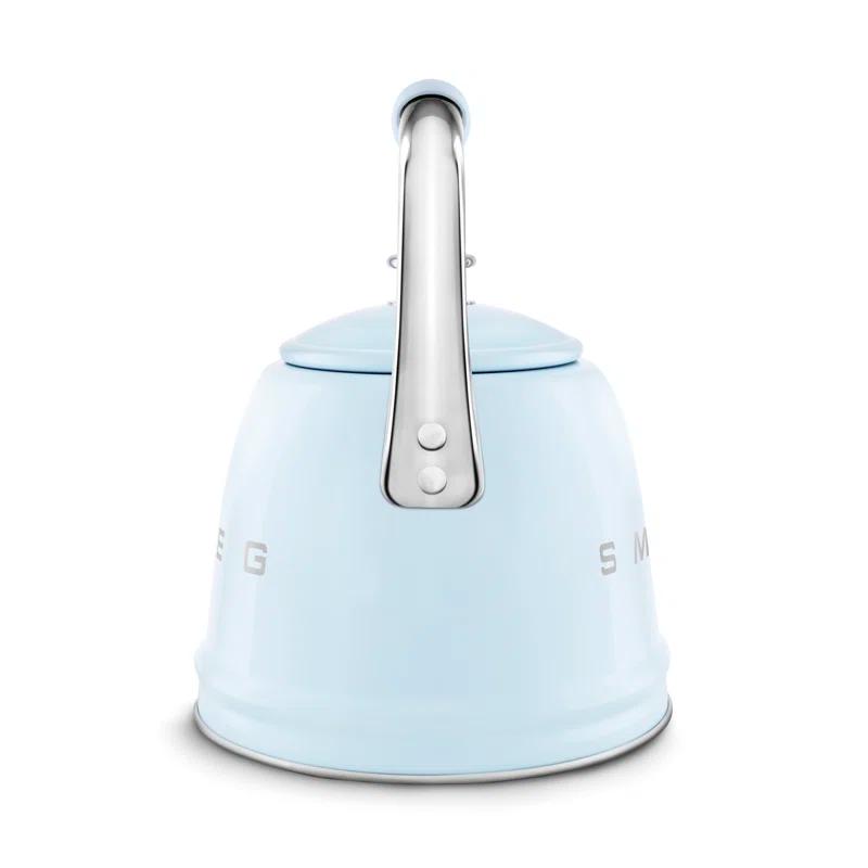 SMEG Pastel Blue Whistling Stovetop Kettle
