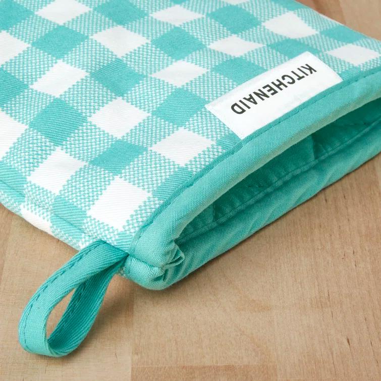KitchenAid Gingham 2-Piece Oven Mitt (Set of 2)