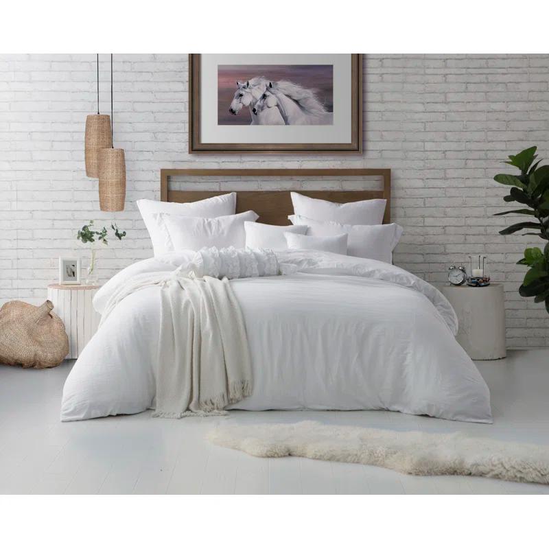 Swift Home Prewashed Microfiber Reversible Duvet Cover Set