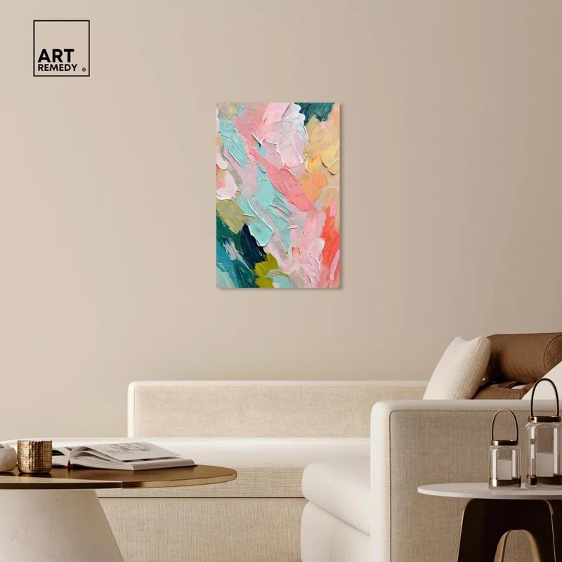 Art Remedy Pastel Layers Canvas Pastel Wall Art by Art Remedy