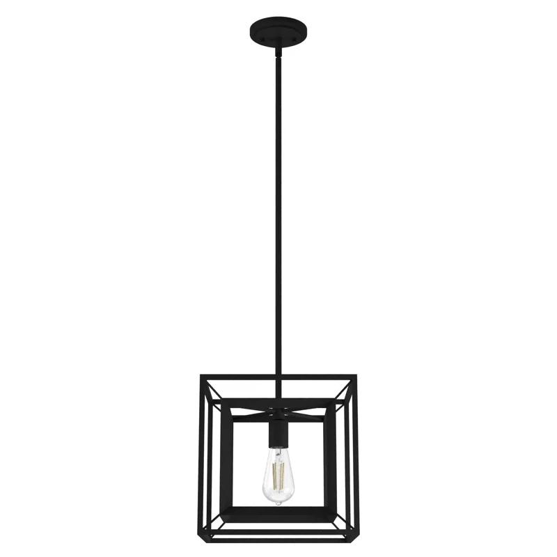 Hunter Fan Doherty Convertible 1 - Light Pendant 12 Inch Ceiling Light Fixture