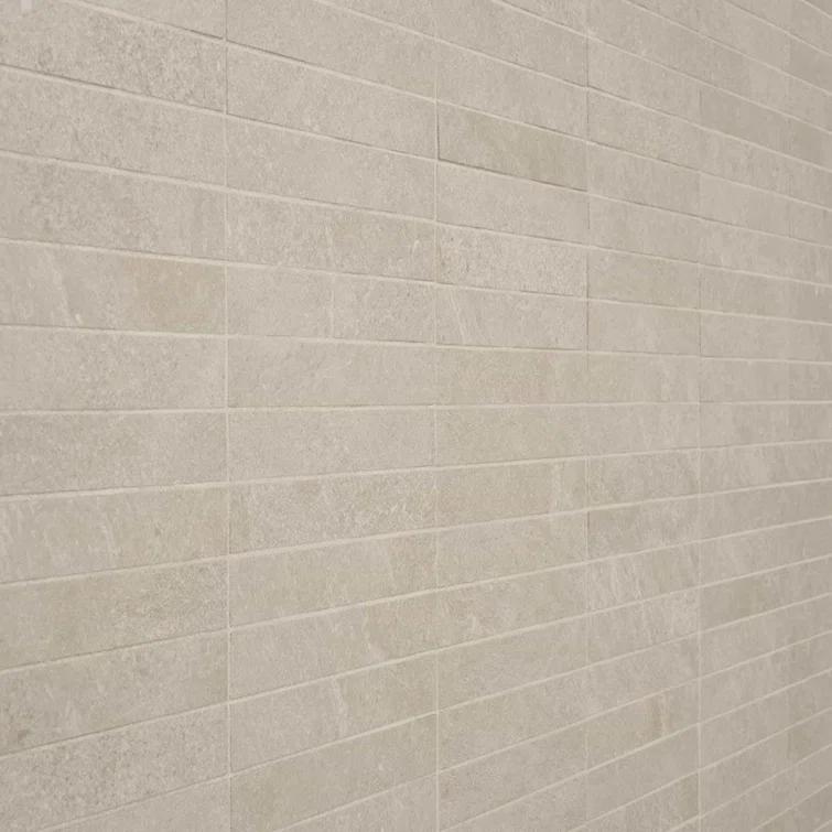 Monolith 11.81 In. X 11.81 In. Stacked Matte Porcelain Mosaic Floor And Wall Tile (5.76 Sq. Ft. / Case)