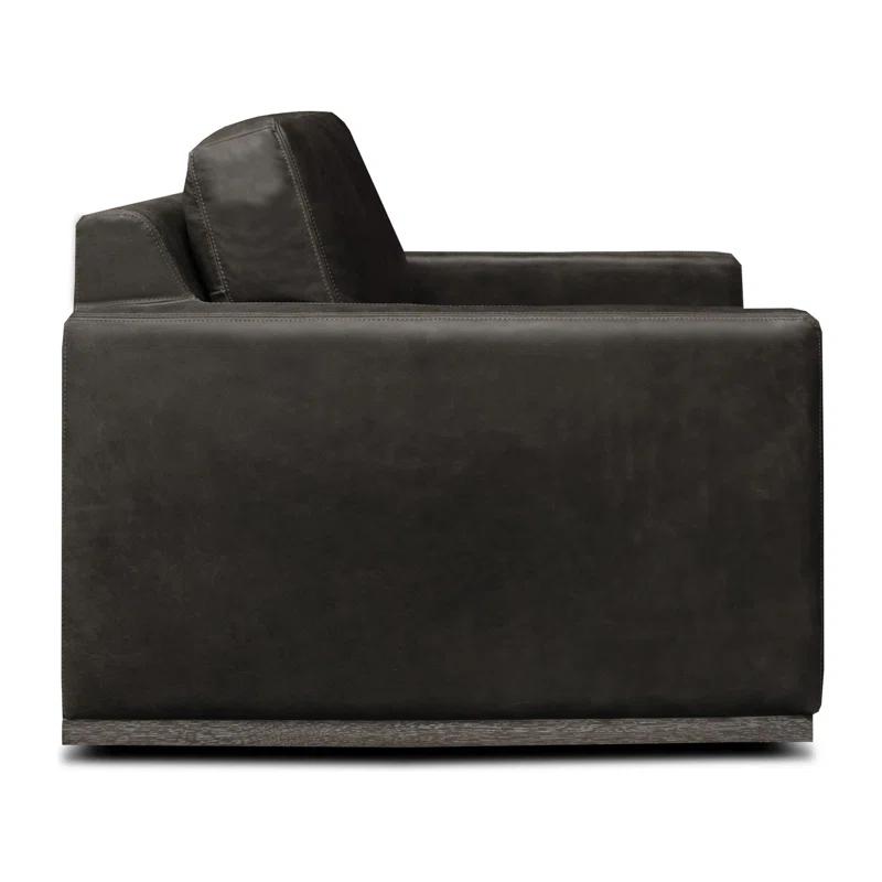 Hello Sofa Home Monterrey Leather Swivel Armchair
