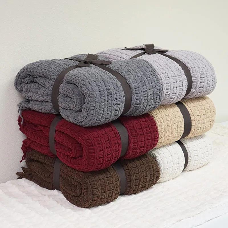 Home Soft Things Space Yarn Throw Blanket