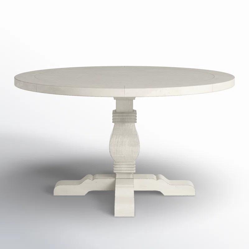 Kinston Solid Wood Pedestal Dining Table