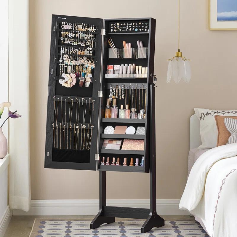 Songmics 16.2'' Wide Freestanding Jewelry Armoire