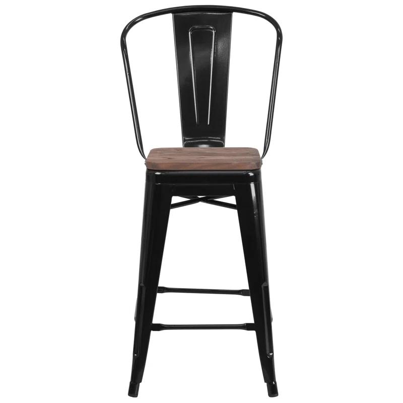 Flash Furniture Steel Outdoor Stool