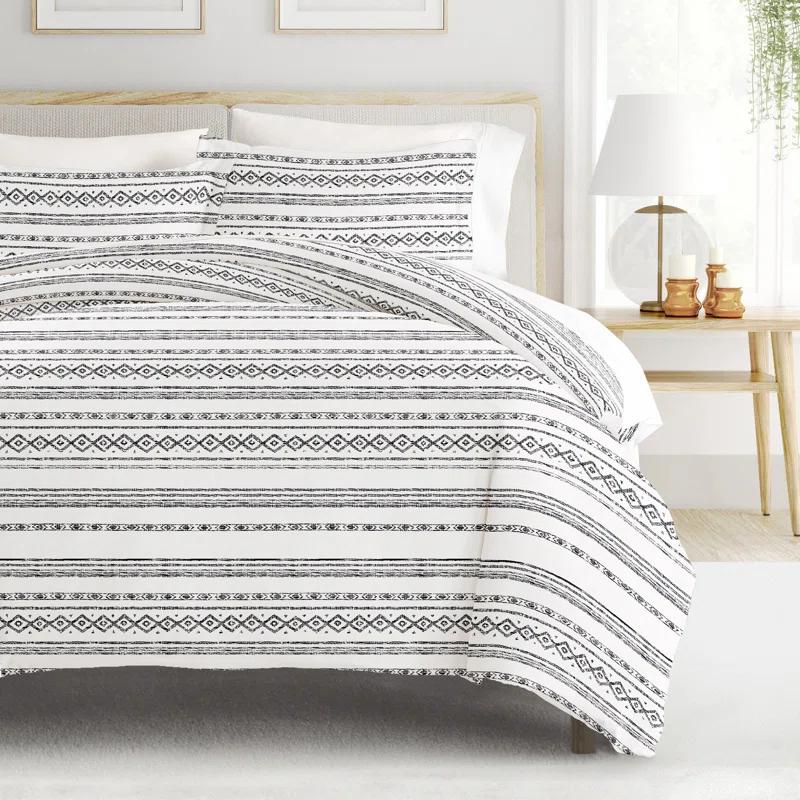 Becky Cameron Geo Threads Pattern Duvet Cover Set