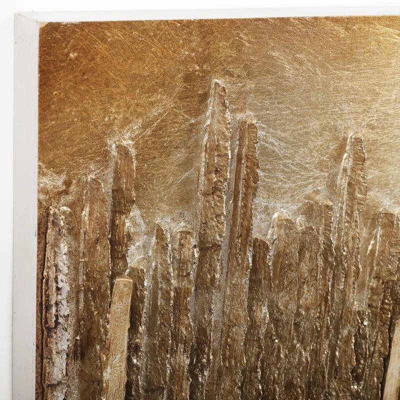 Foundry Select "Passages" Handed Painted Rugged Wooden Wall Art