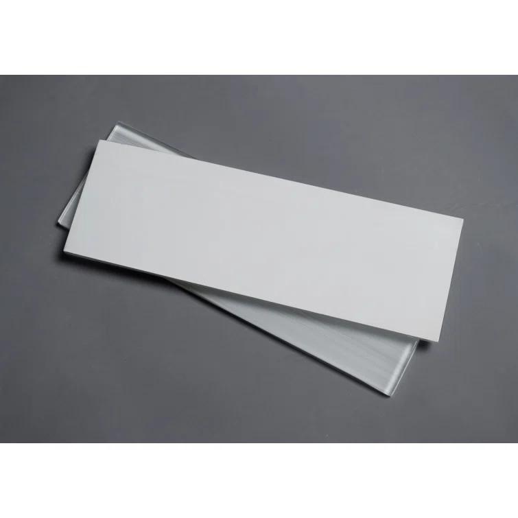 WS Tiles® Premium Hand Painted 4" x 12" Straight Edge Glass Subway Tile