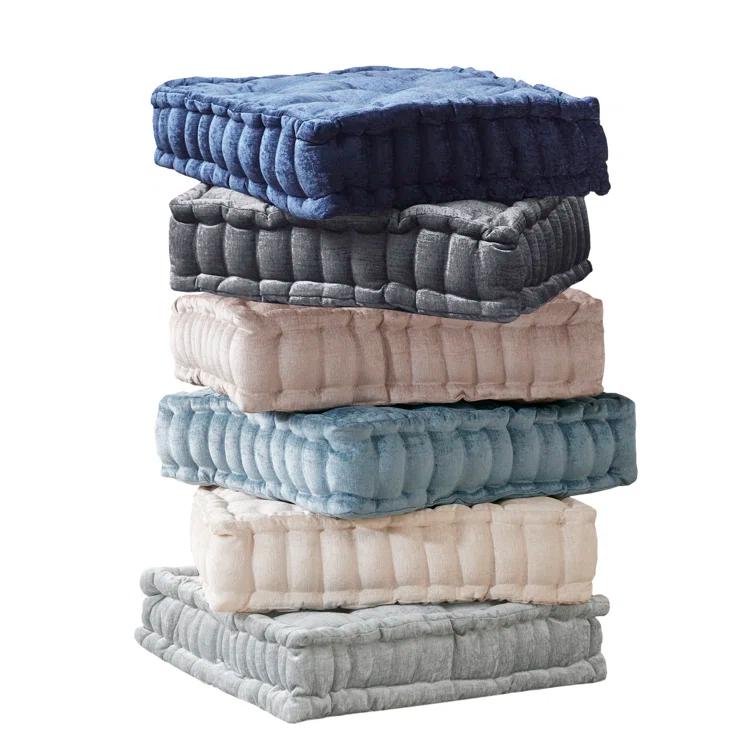 Intelligent Design Azza Poly Chenille Square Floor Pillow Cushion