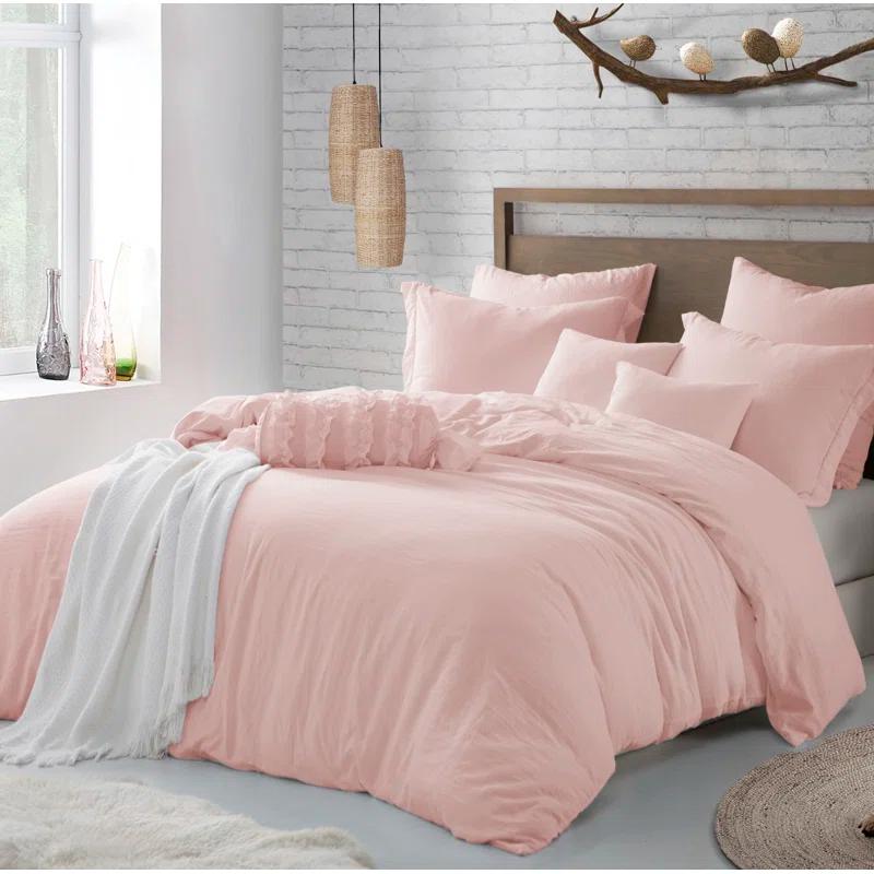Swift Home Prewashed Microfiber Reversible Duvet Cover Set