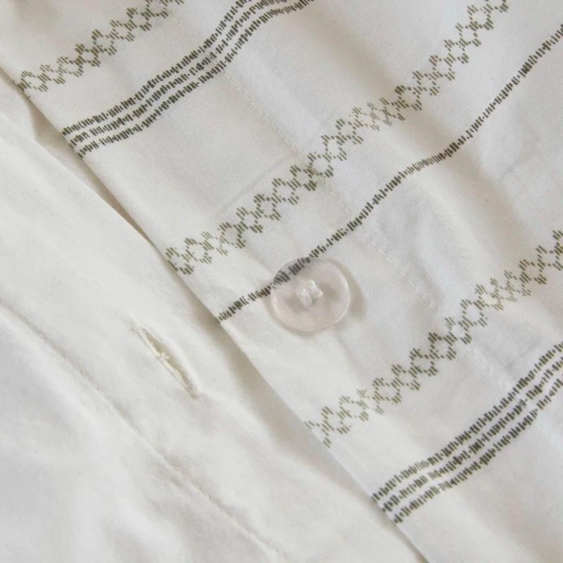 INK+IVY Imani Cotton Printed Duvet Cover Set