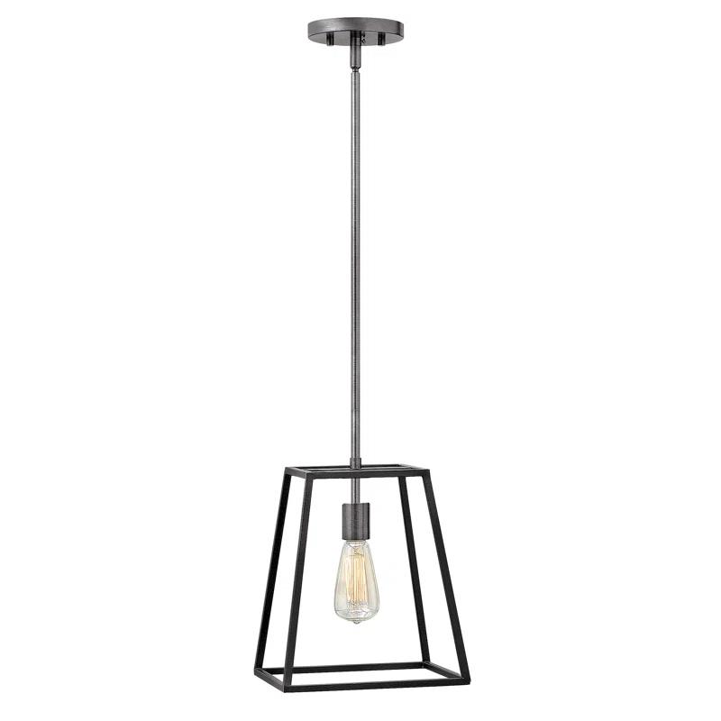 Hinkley Burley Oak One-Light Stem Hung Minimalist Pendant
