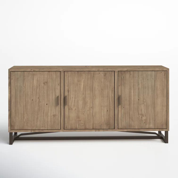 Lopez 68" Wide Pine Wood Sideboard
