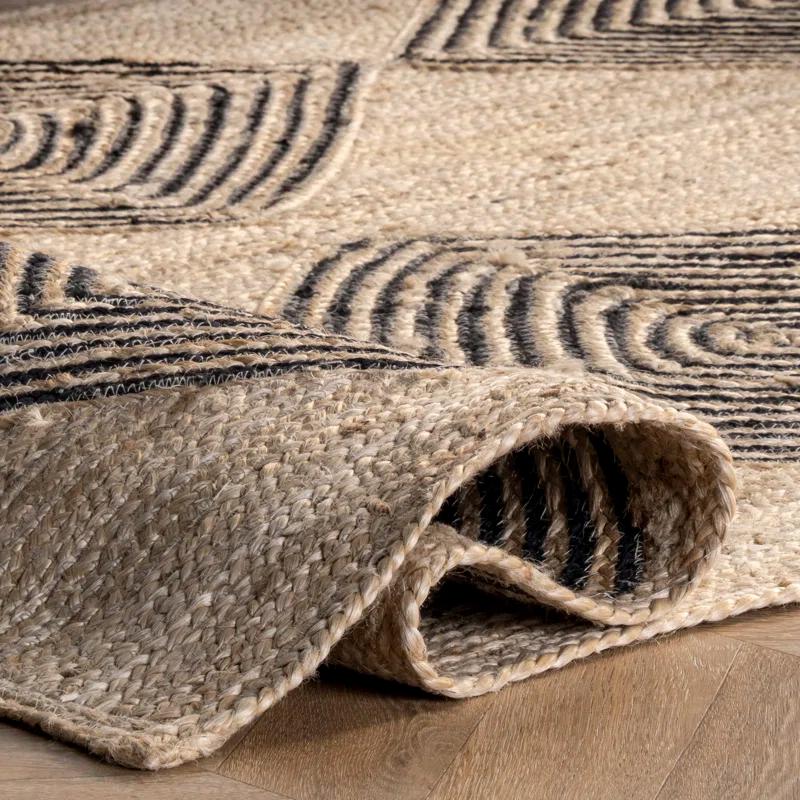 Loon Peak® Axel Diamond Jute Natural Area Rug