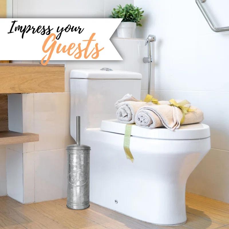 Autumn Alley Metal Toilet Brush And Holder