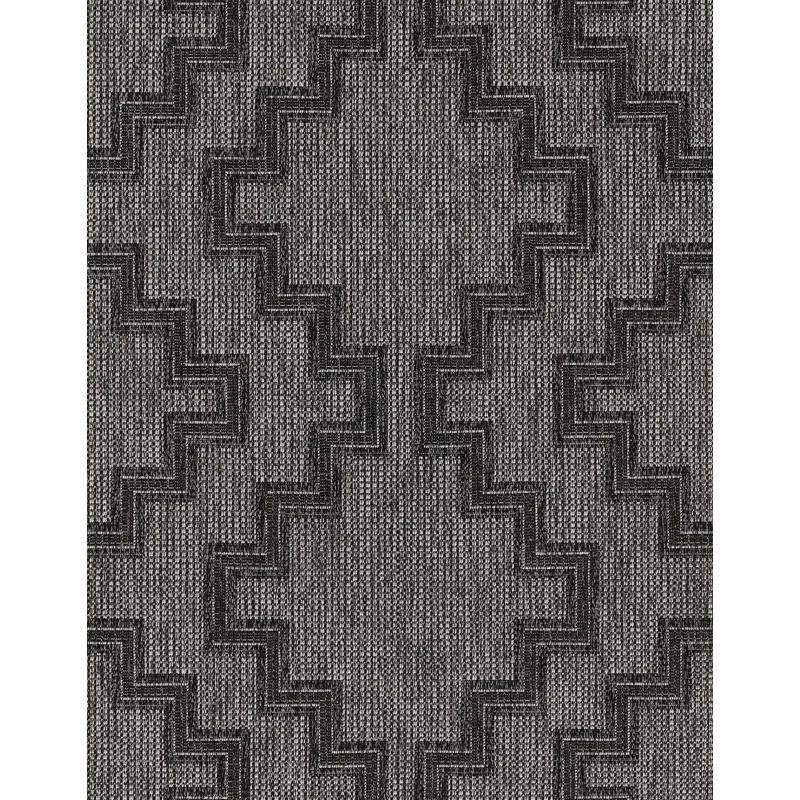 Ava Moroccan Charcoal Indoor / Outdoor Area Rug