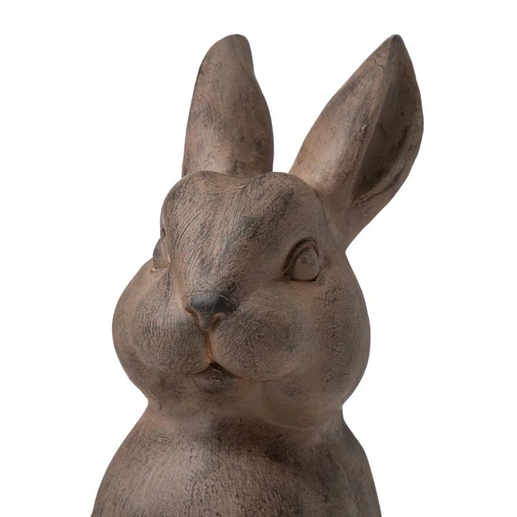 Trinx Zachary MGO Standing Rabbit Garden Statue